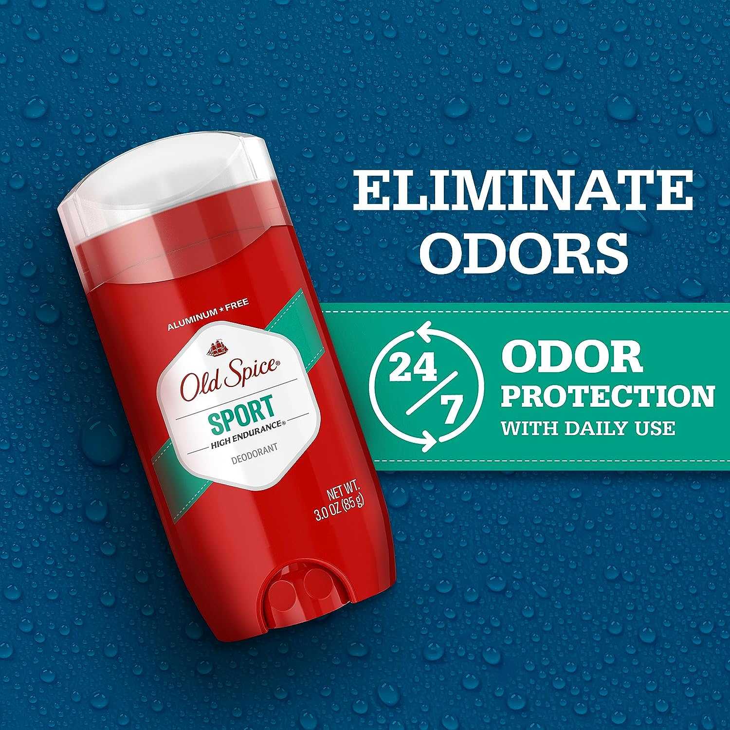 Old Spice โรลออน กลิ่น Sport หอมทะเลผสมส้มและเครื่องเทศ หอมเย็น สะอาด แฝงความอบอุ่น นุ่มนวล วินเทจ