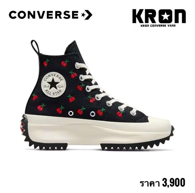  CONVERSE RUN STAR HIKE CHERRY ON WOMEN BLACK/RED