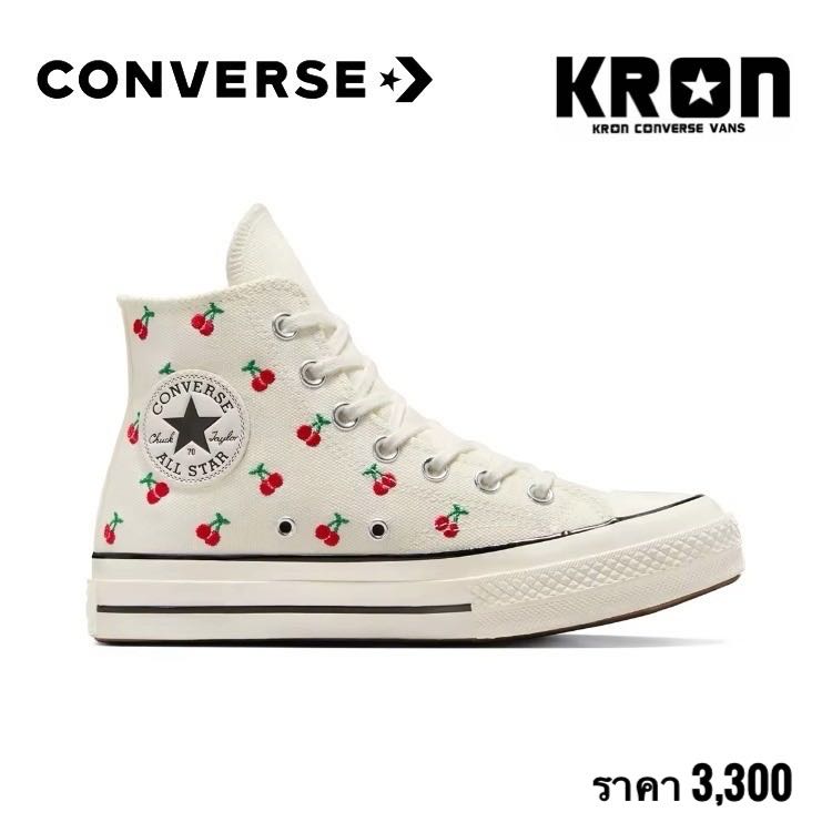 CONVERSE CHUCK 1970‘ CHERRY ON WOMEN CREAM/RED