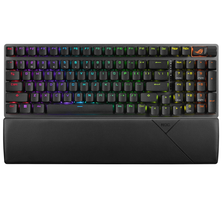 ASUS ROG Strix Scope II 96 Wireless Snow/Storm Switch  คีย์บอร์ดเกมมิ่ง แป้นภาษาไทย