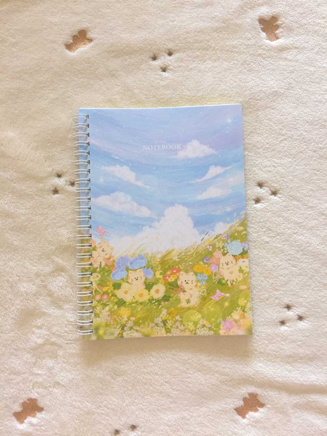 NOTEBOOK A5 [ Meoww’s flowers]