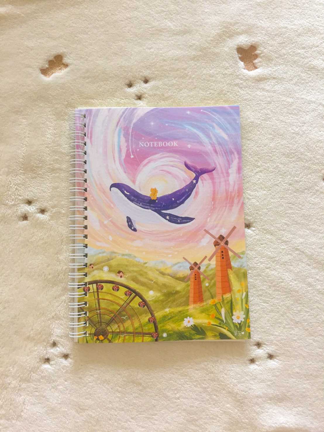 NOTEBOOK A5 [The fantastic whale]