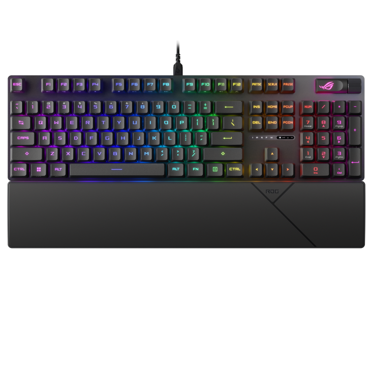 ASUS ROG STRIX SCOPE II RX RED/BLUE Gaming Keyboard แป้นภาษาไทย