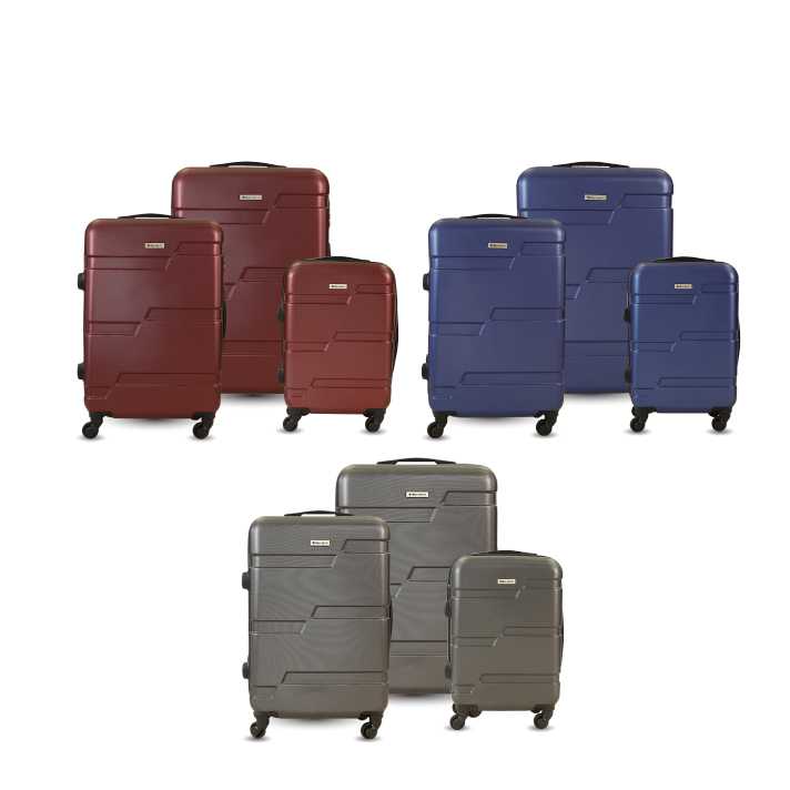 Giovani กระเป๋าเดินทาง 3 ขนาด ดีไซน์ทันสมัย แข็งแรงทนทาน คุณภาพพรีเมียม (320113)