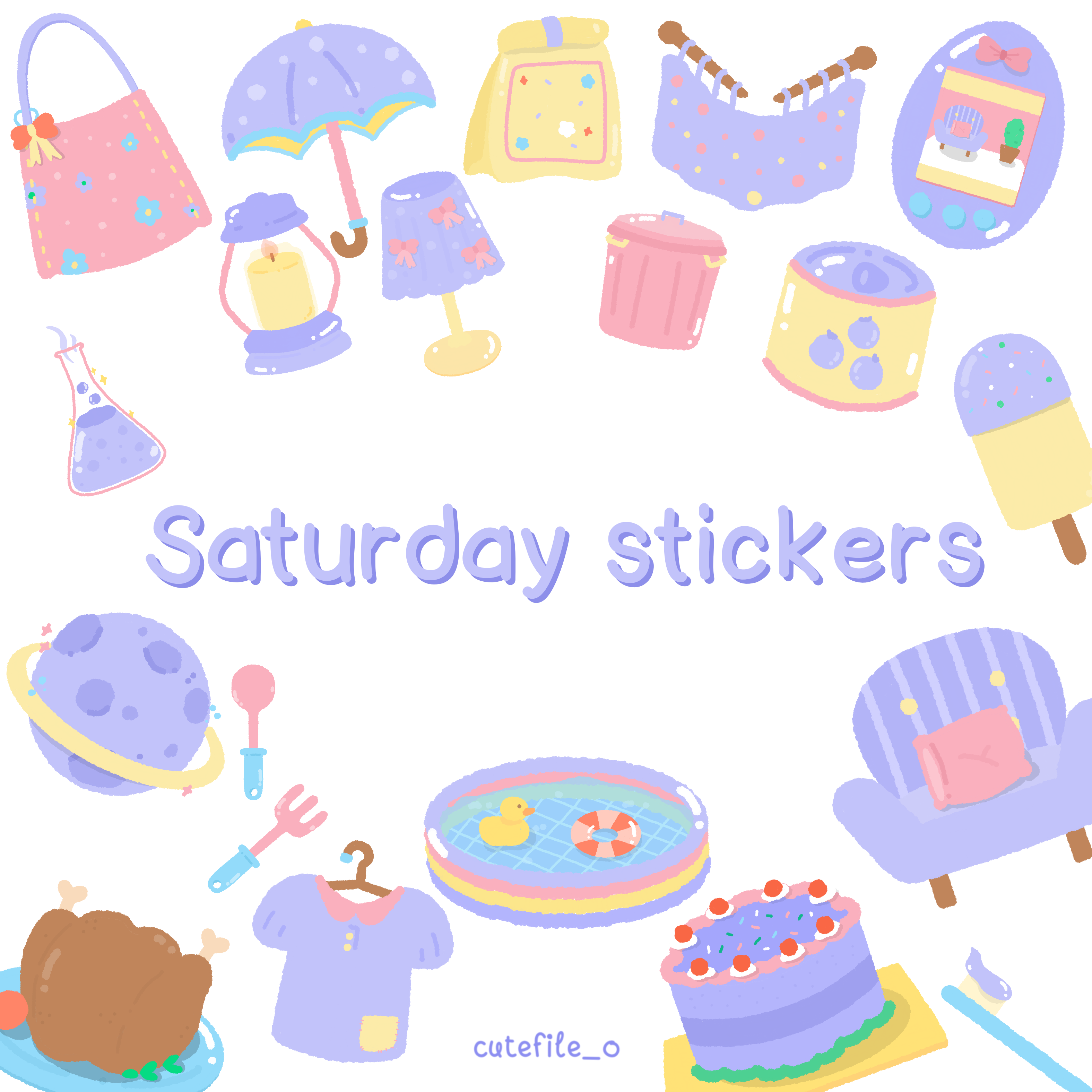 Saturday stickers