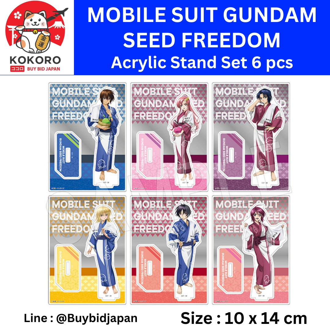 [พรีออเดอร์] MOBILE SUIT GUNDAM SEED FREEDOM Acrylic Stand 6 pcs มินิอะคริลิคสแตนด์ ครบเซ็ท 6 อัน