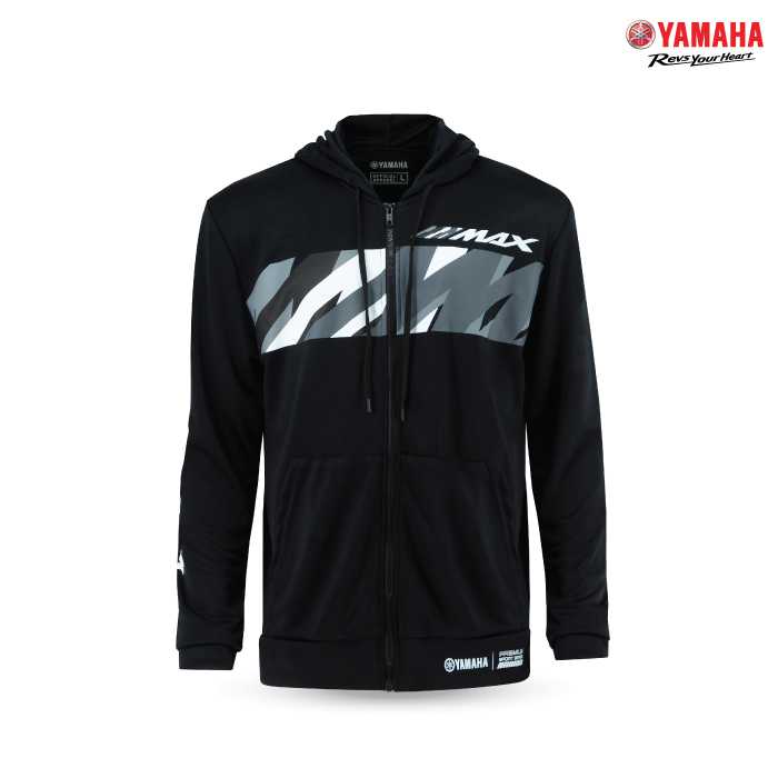 เสื้อมีฮู้ดสกรีนลาย MAX (สีดำ)