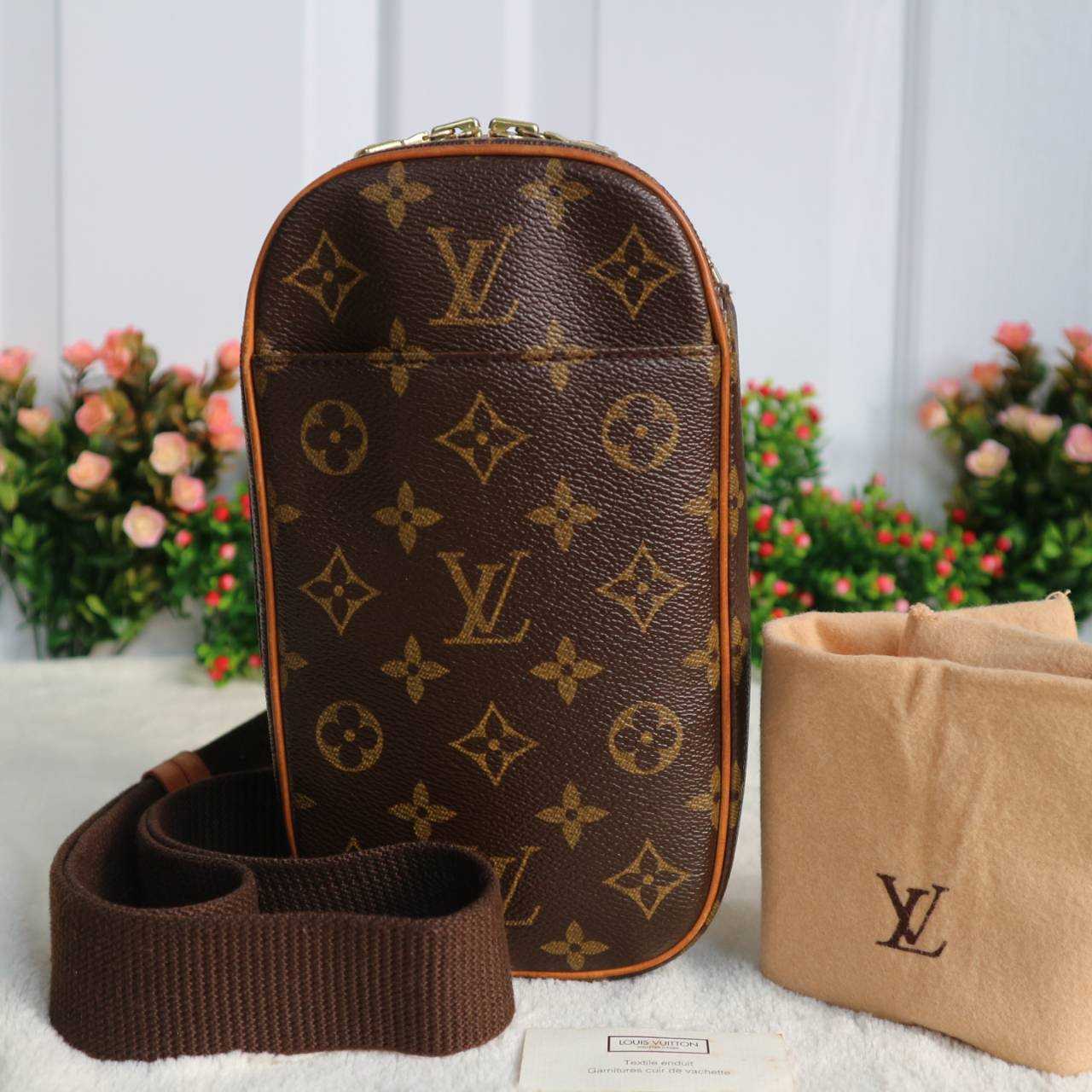 Louis Vuitton Pochette Gange Brown LINE SHOPPING