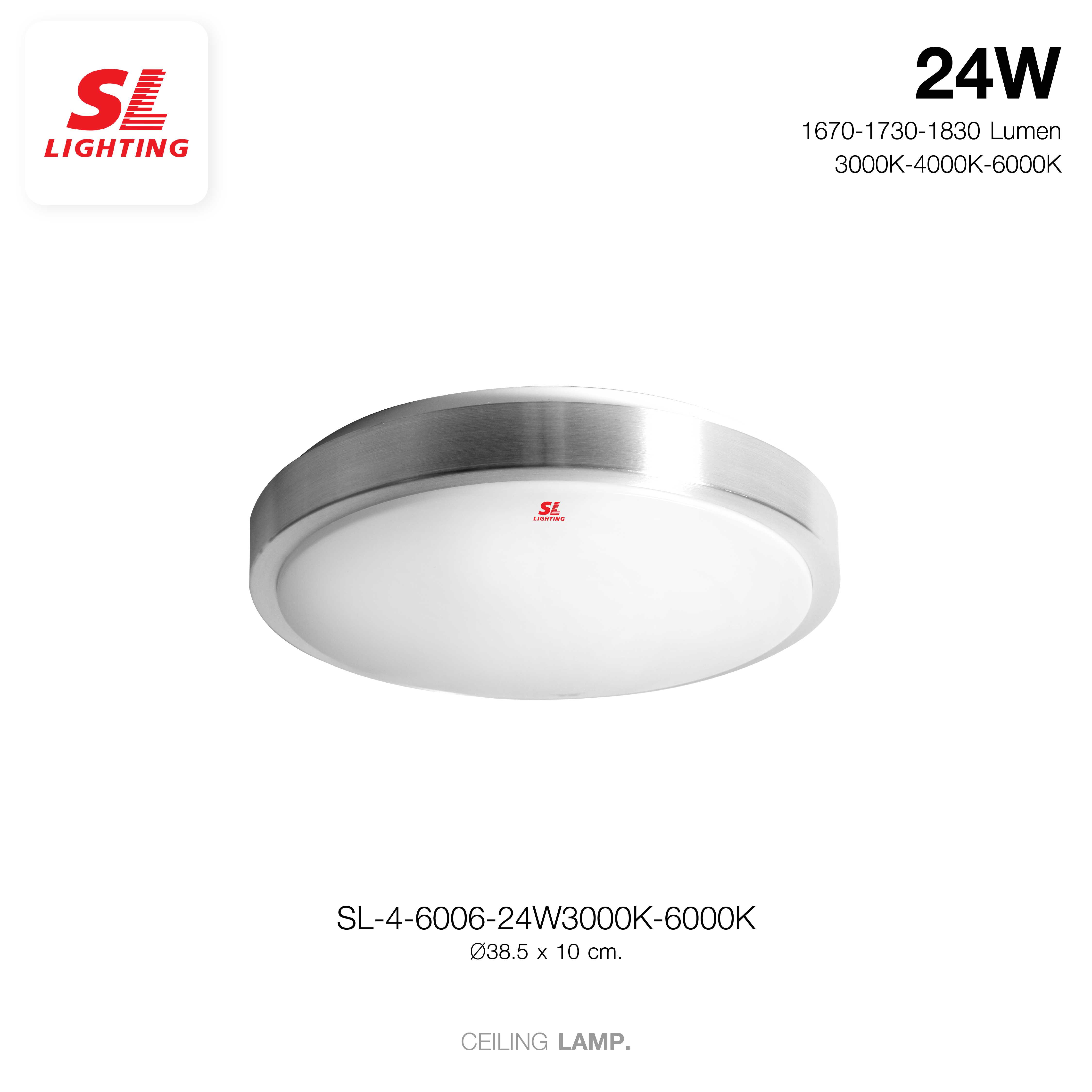SL LIGHTING | โคมซาลาเปา โคมไฟLED สำเร็จรูปพร้อมติดตั้ง เปลี่ยนแสงได้ 2 แสง