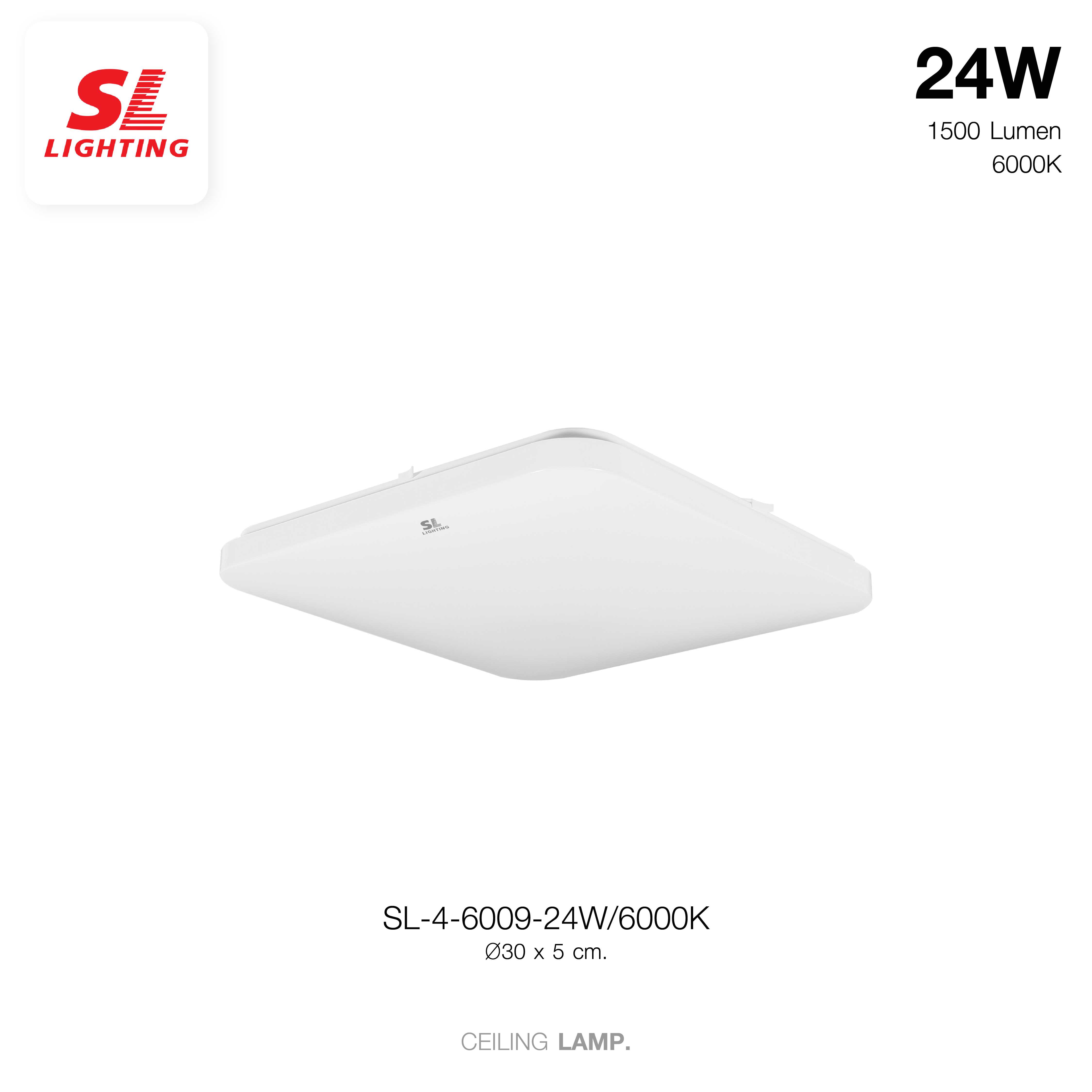 SL LIGHTING | โคมซาลาเปา โคมไฟ LED สำเร็จรูปพร้อมติดตั้ง 4-6009