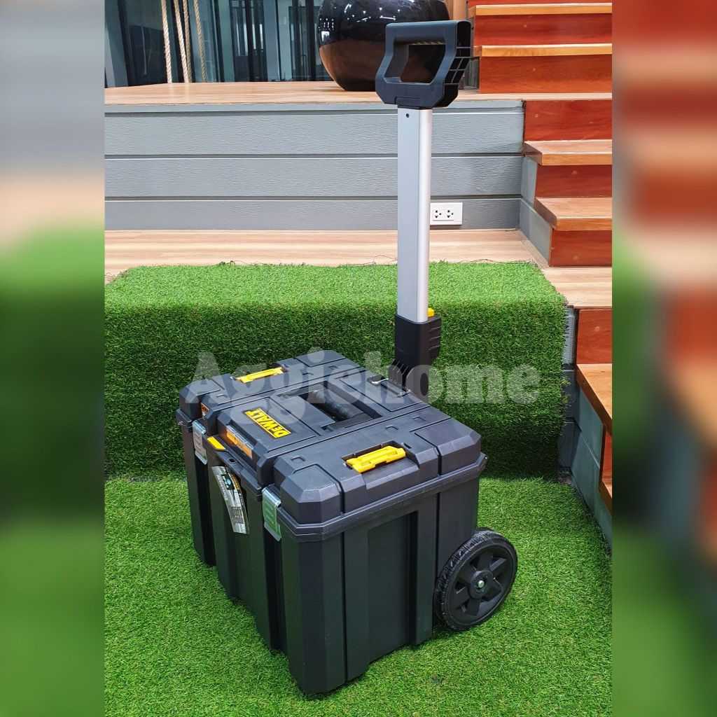 DEWALT กล่องเครื่องมือใหญ่ แบบรถเข็น 20 นิ้ว รุ่น DWST83347-1 กล่อง TSTAK กล่องเครื่องมือช่าง
