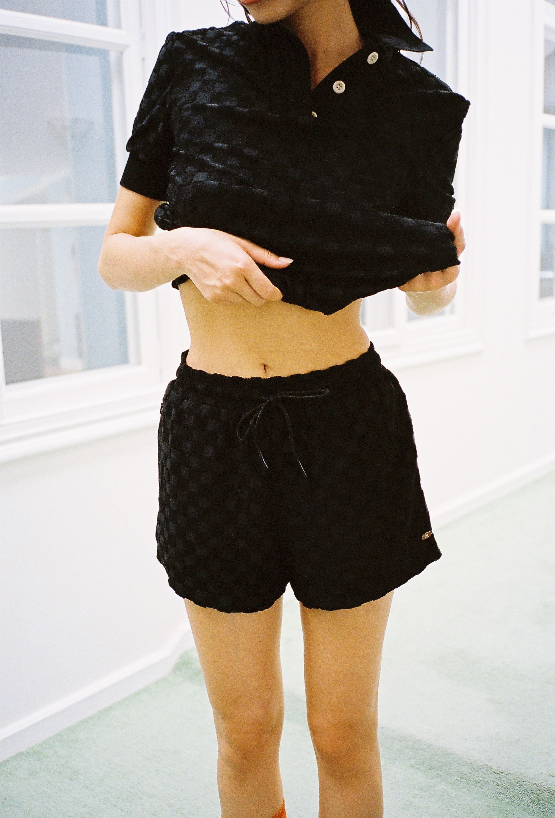 Rally Checkered Shorts (Charcoal Checkered)