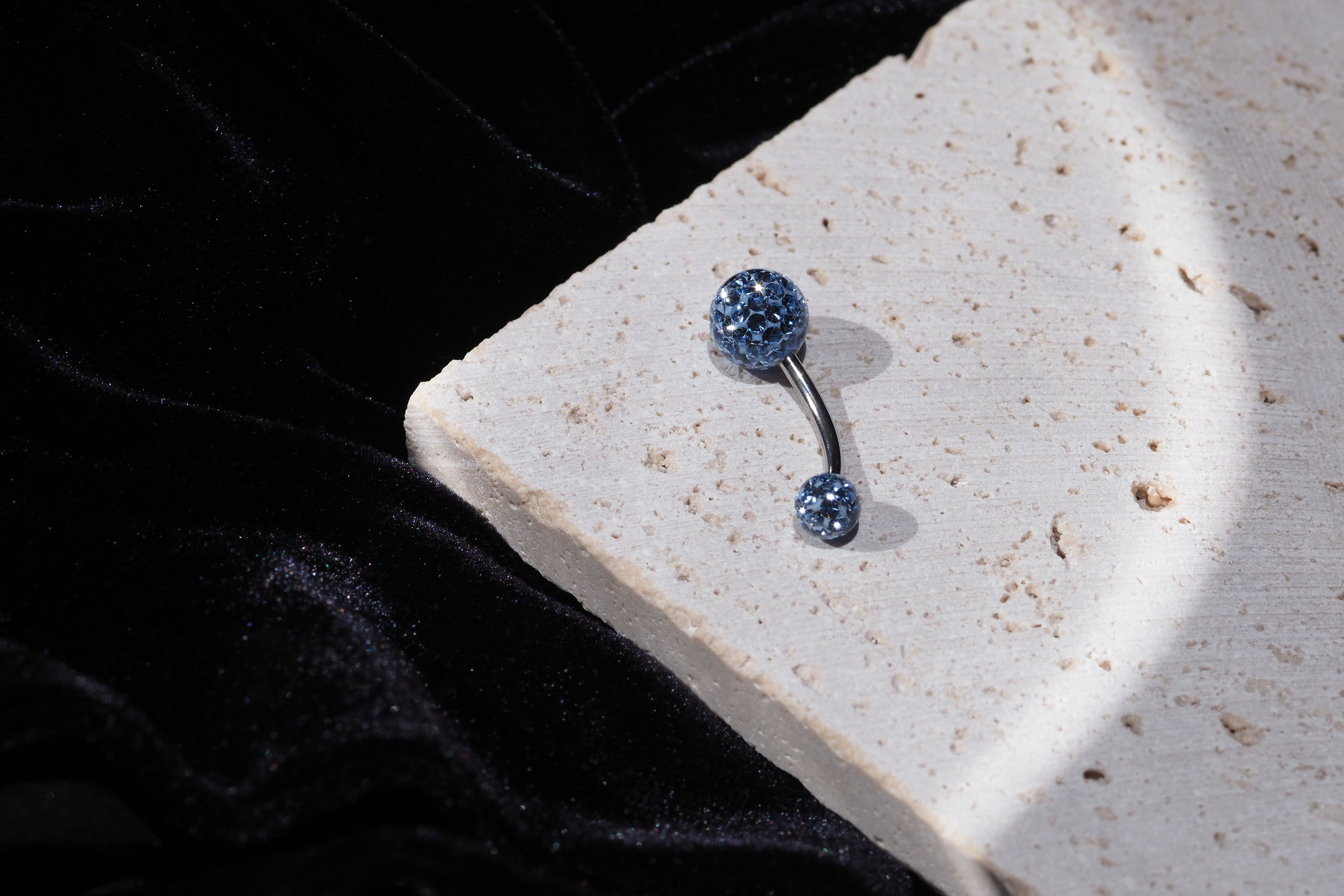 Belly Ball Diamond (Blue)