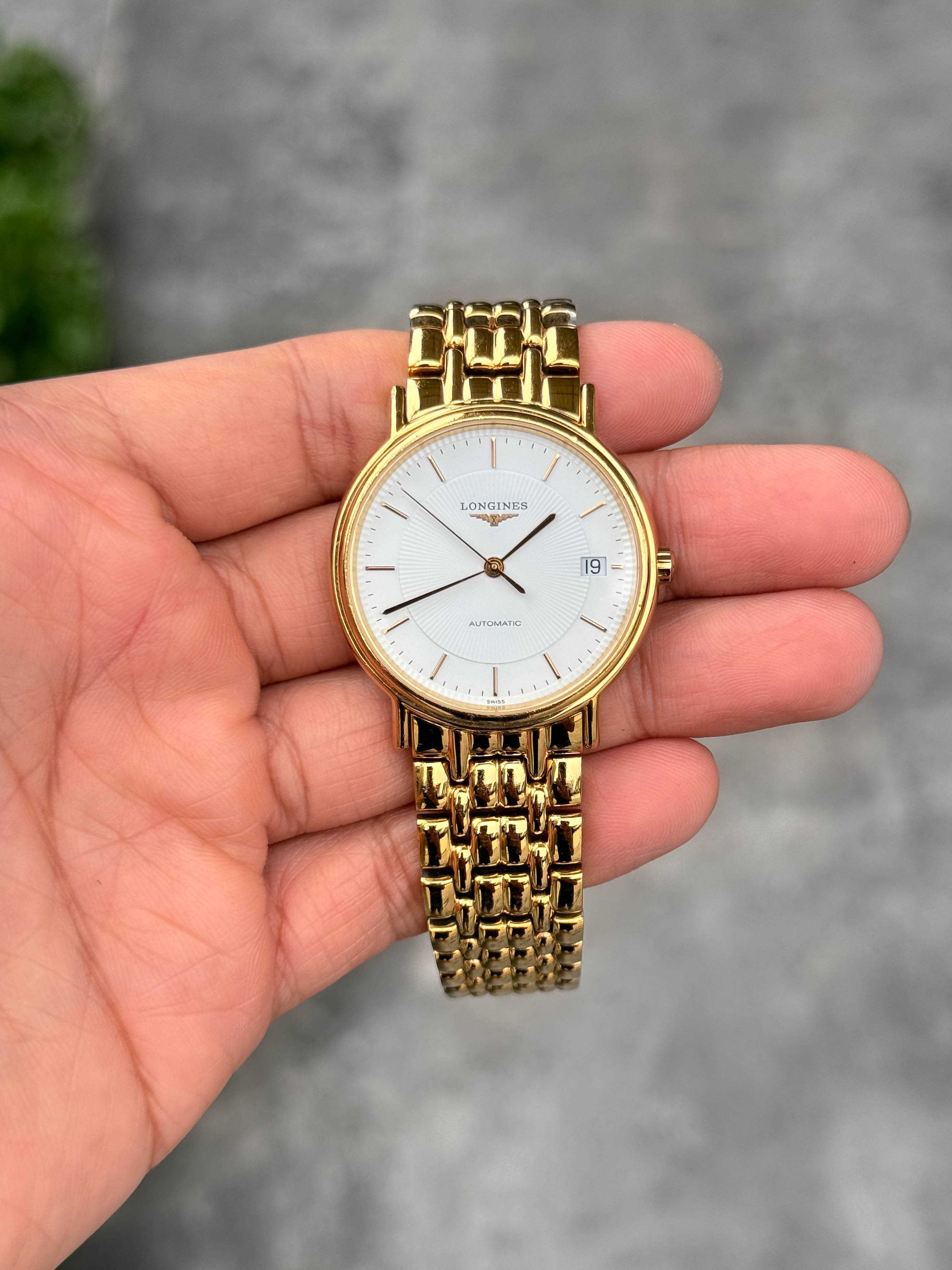 Longines La Grande Classique Presence Automatic Boy Size เรือนทอง