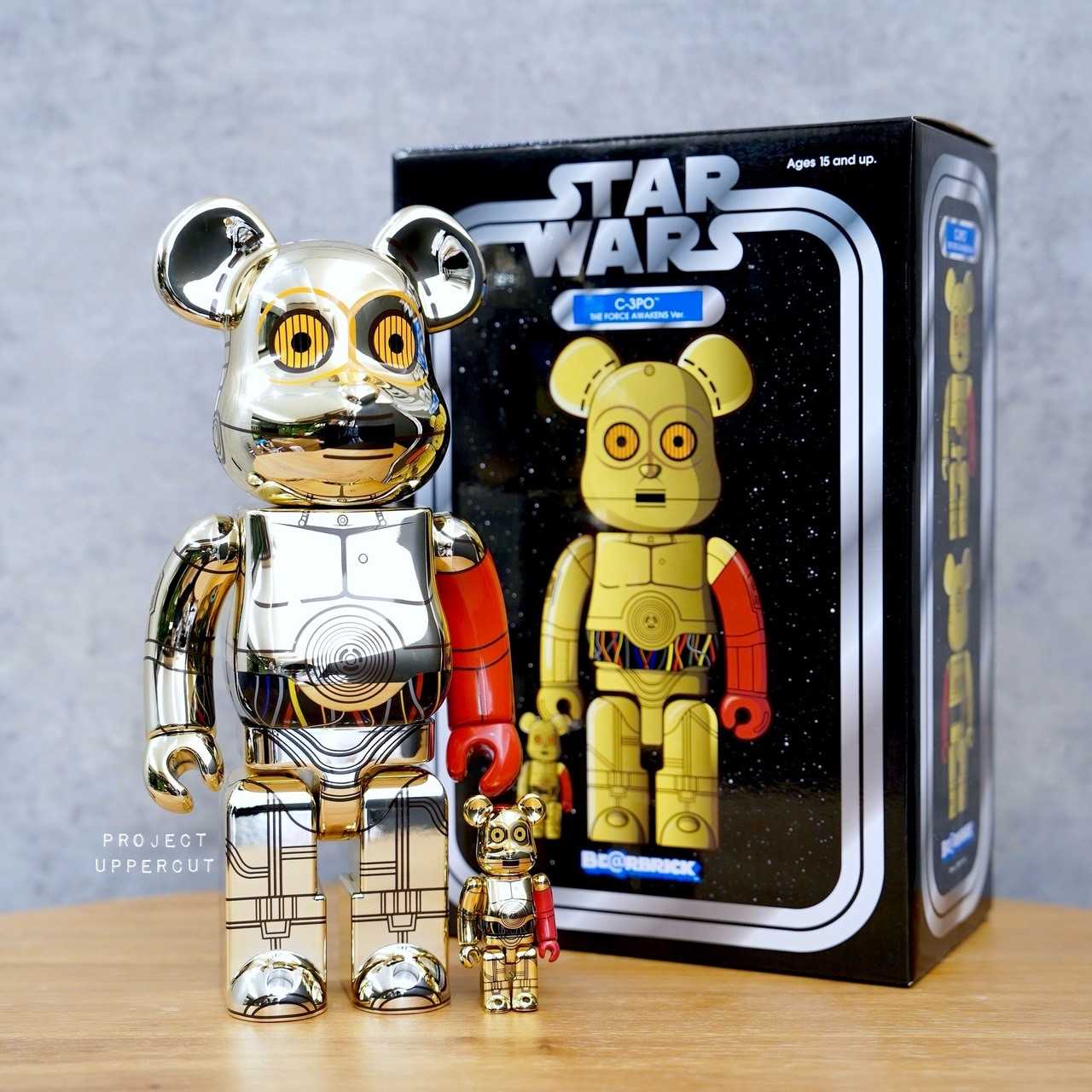 BE@RBRICK 400%+100% STAR WARS : C-3PO (The Force Awakens Ver.) (Y2017) [Displayed Item]