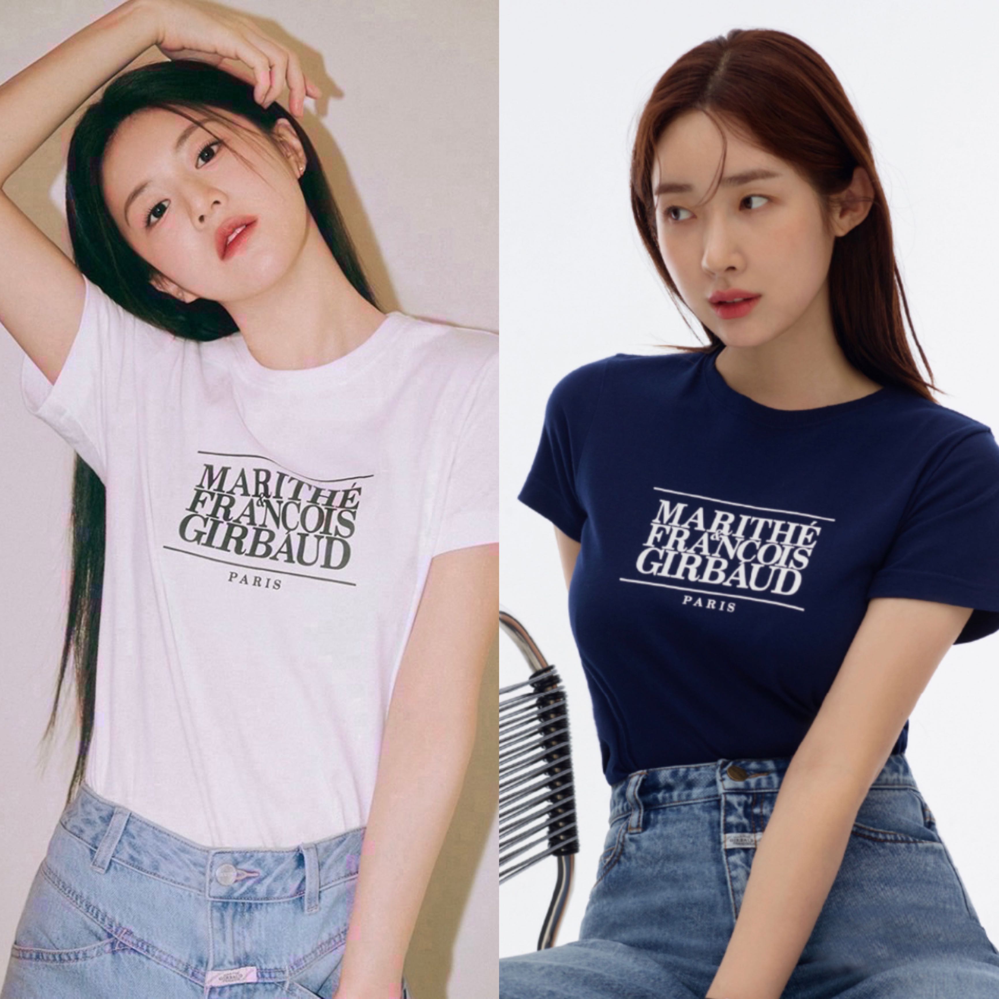 /พร้อมส่ง/ MARITHE W CLASSIC LOGO TEE