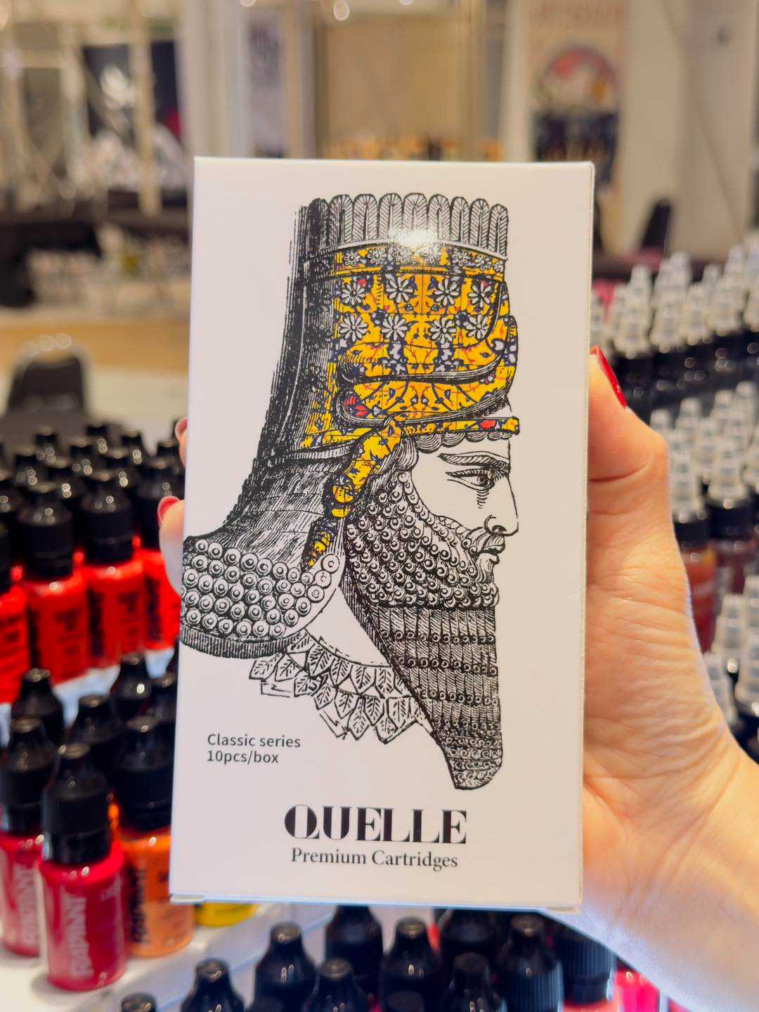 Quelle tattoo needle cartridges รุ่น 10 เล่ม (RL,RS)