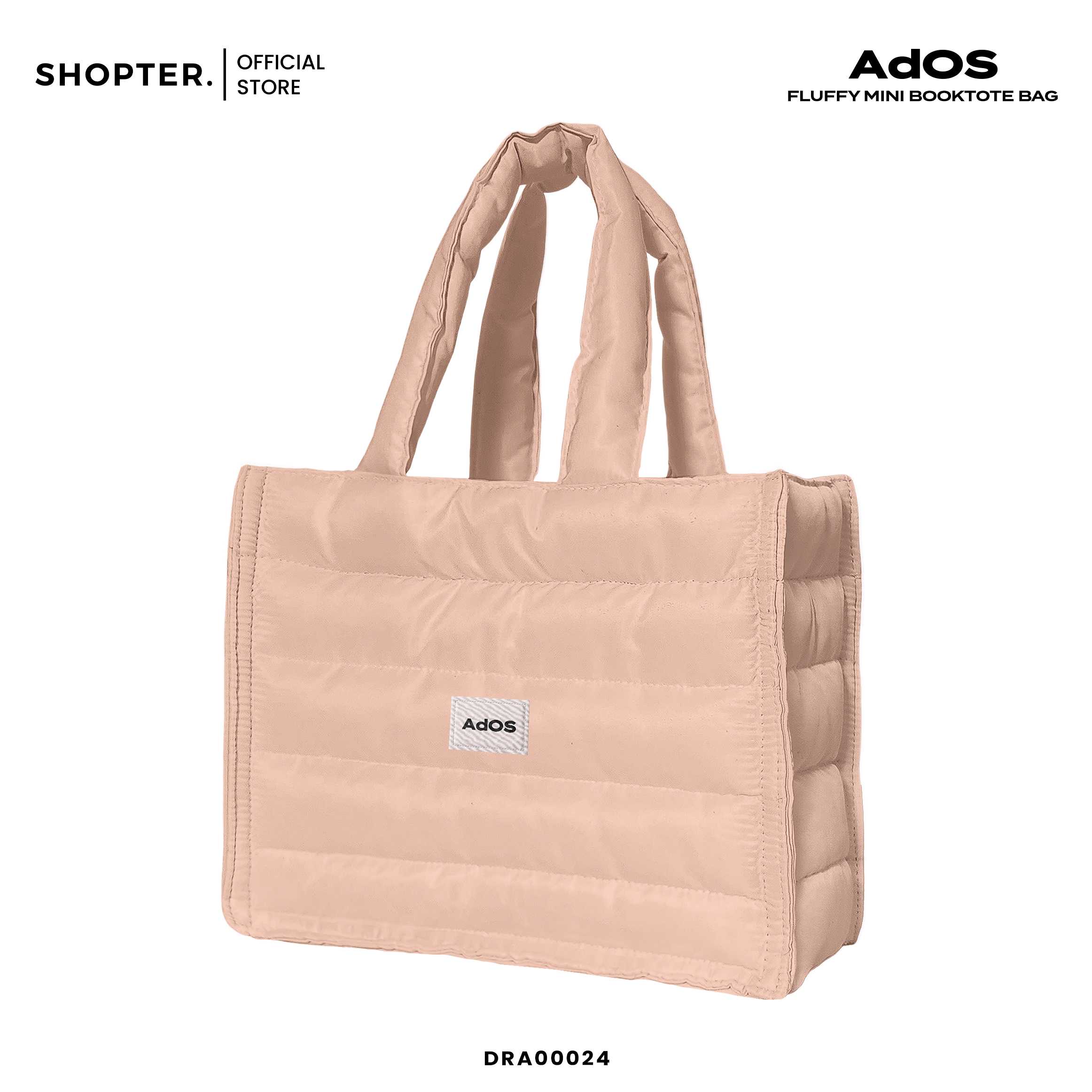 กระเป๋า Fluffy Mini Book Tote Bags Pantone2024 รหัส DRA00024 #FluffyMiniBookToteBag #AdOS