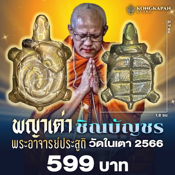 พญาเต่า ชินบัญชร ปี 2566 พระอาจารย์ประสูติ วัดในเตา จ.ตรัง