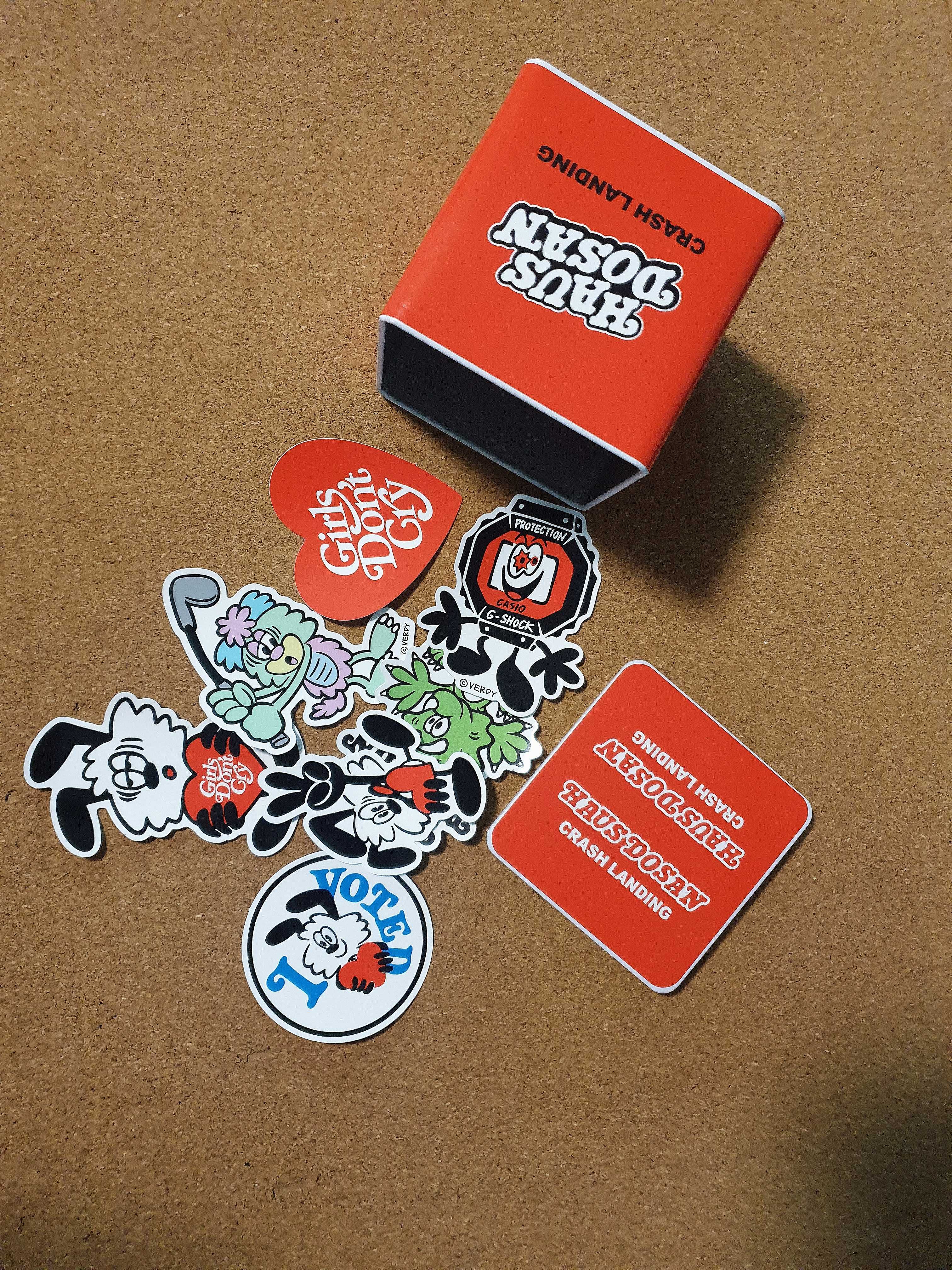(สินค้าพร้อมส่ง)Verdy sticker boxet ของสะสมหายาก