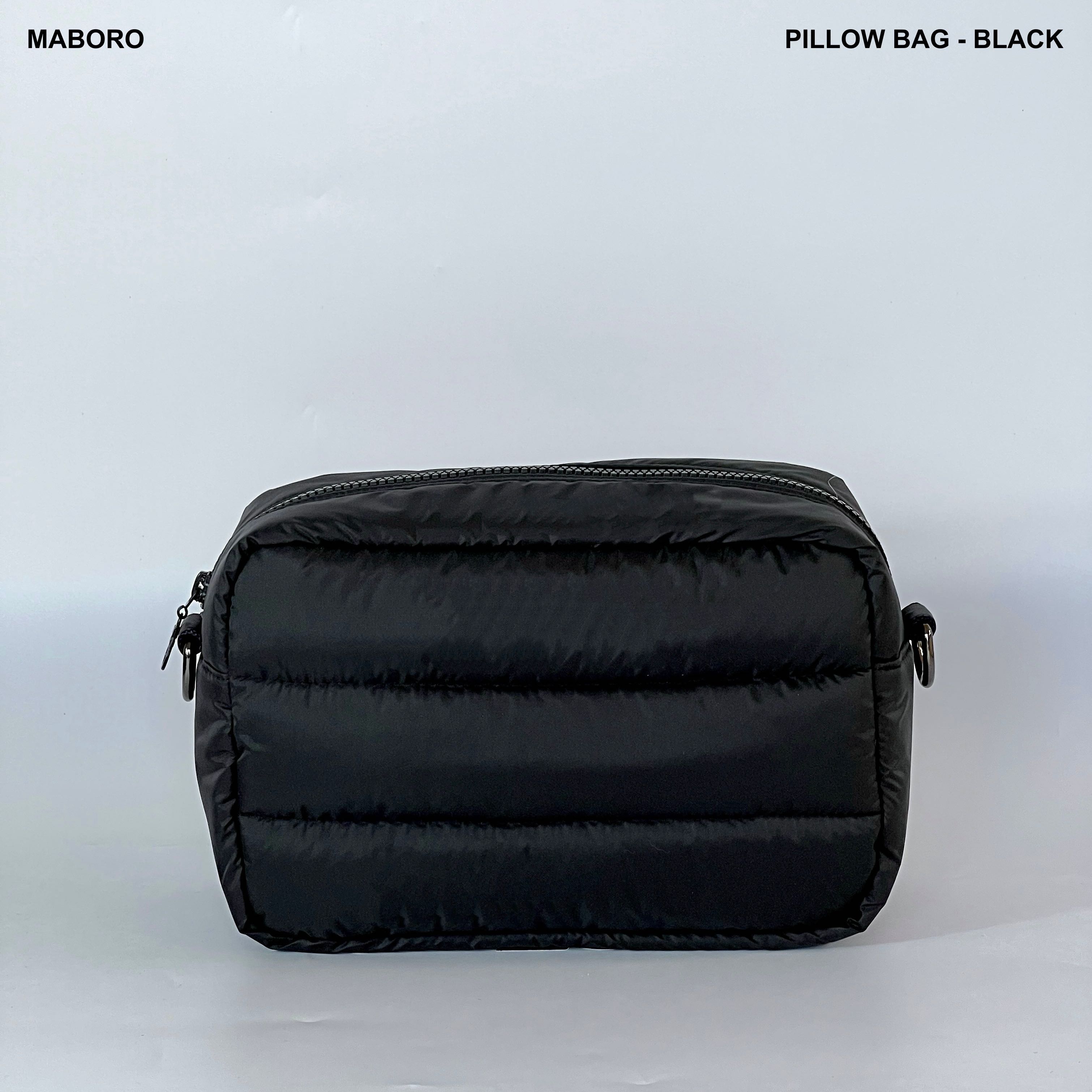 BLACK - PILLOW BAG