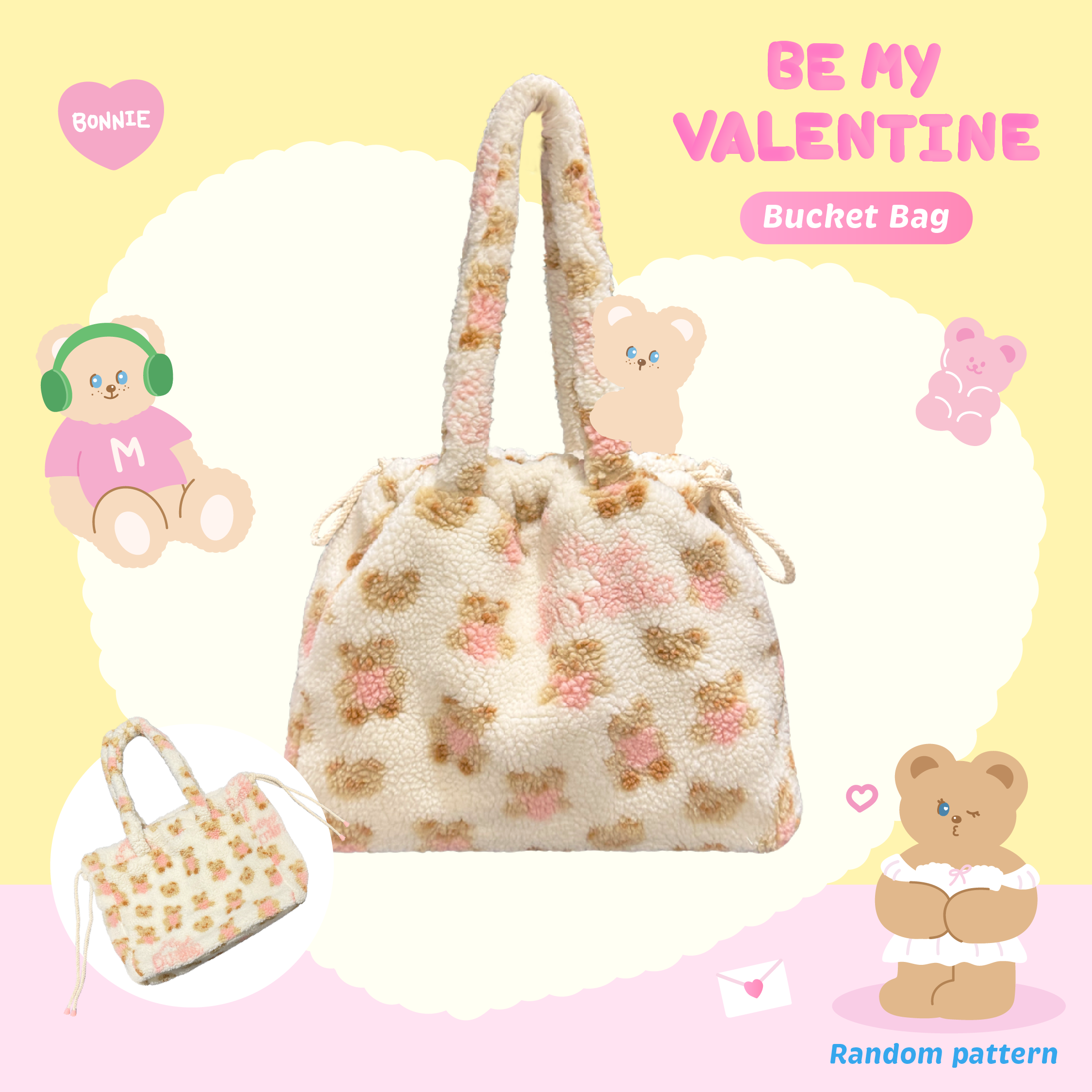 Be my Valentine Bucket Bag l Hej Bonnie Official