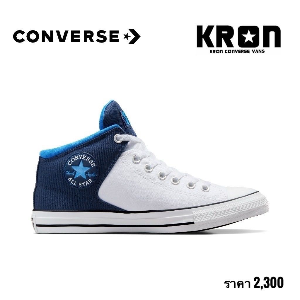 CONVERSE CTAS HIGH STREET PLAY ON SPORT MID WHITE/NAVY 