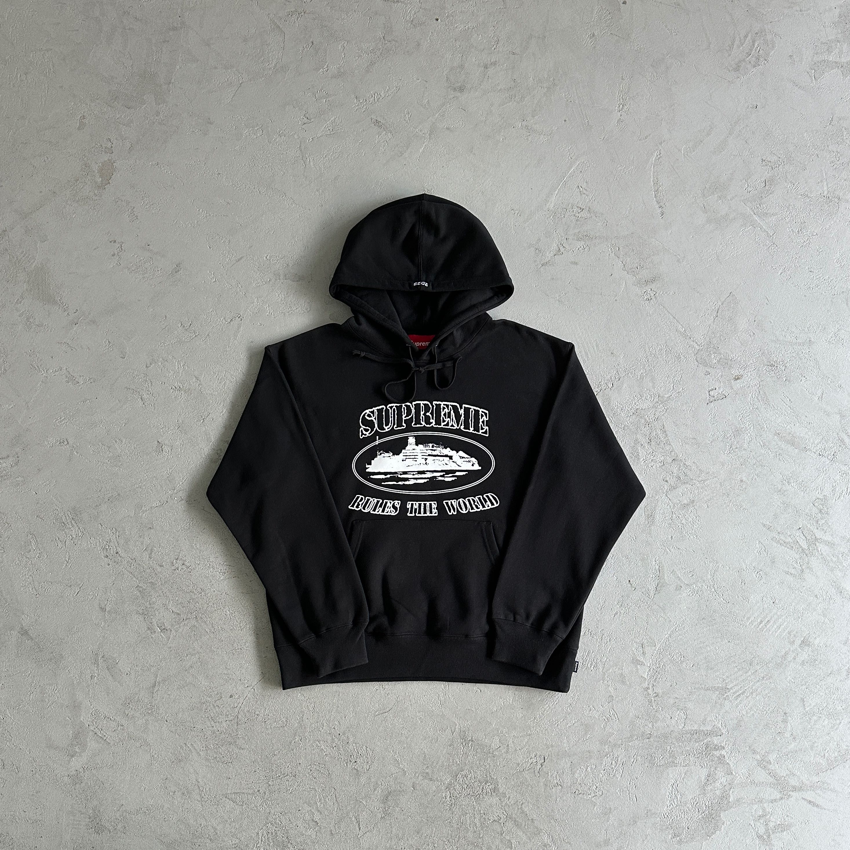 Supreme Corteiz Rules The World Hoodie Black