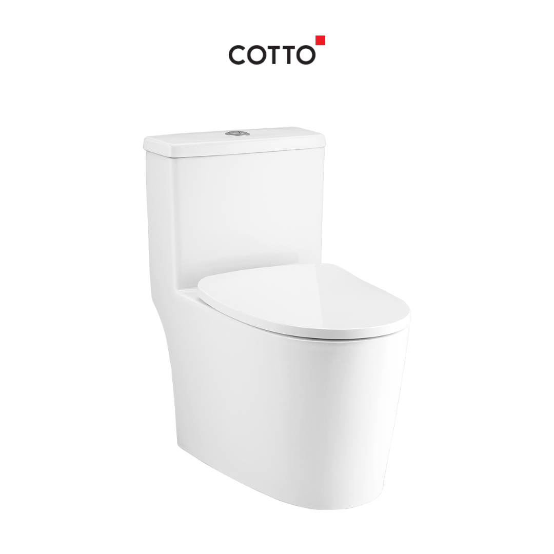 COTTO C11003H สุขภัณฑ์ชิ้นเดียว (ท่อลงพื้น) รุ่น วินน์