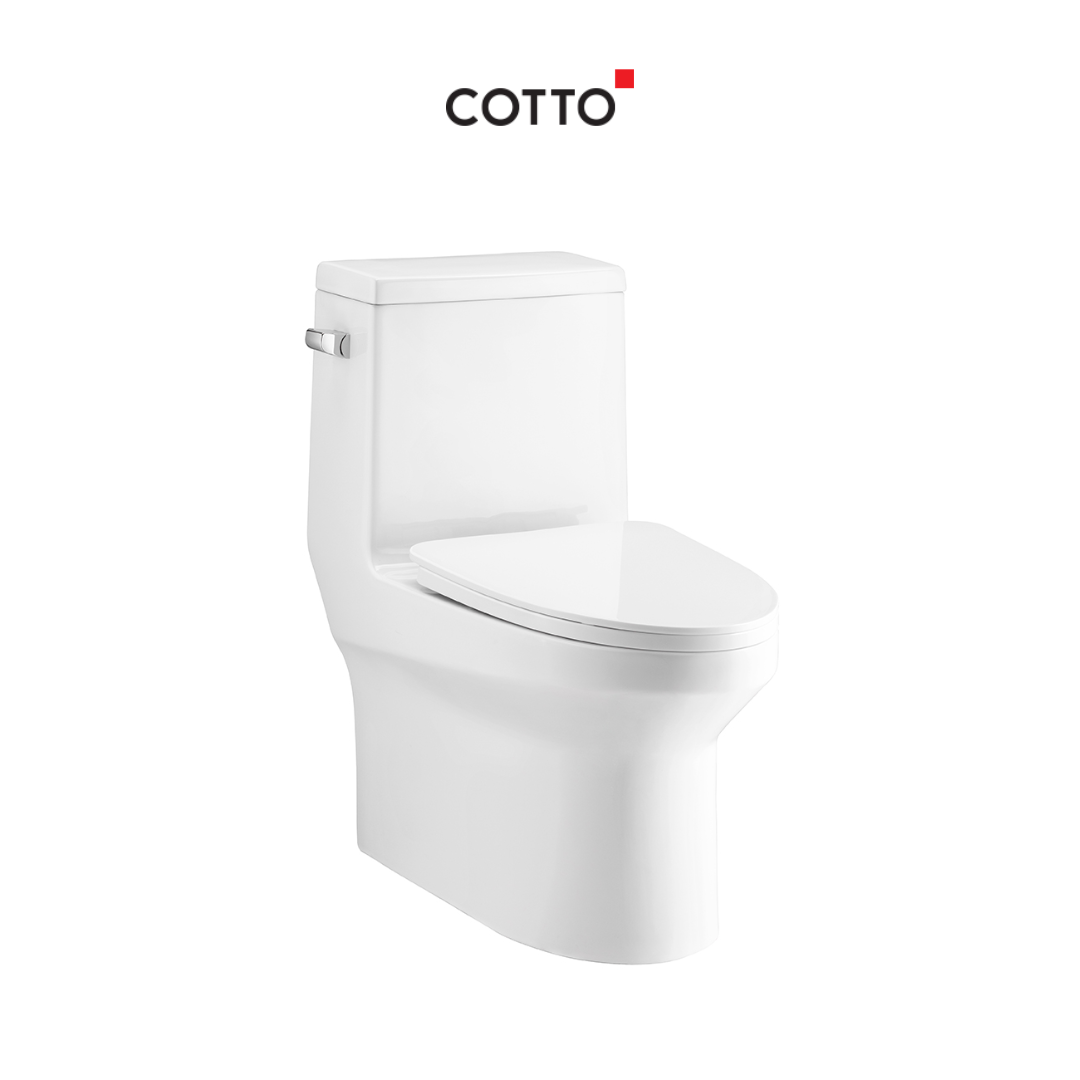 COTTO C11010 สุขภัณฑ์ แบบชิ้นเดียว 4.8 ลิตร รุ่น WORTH