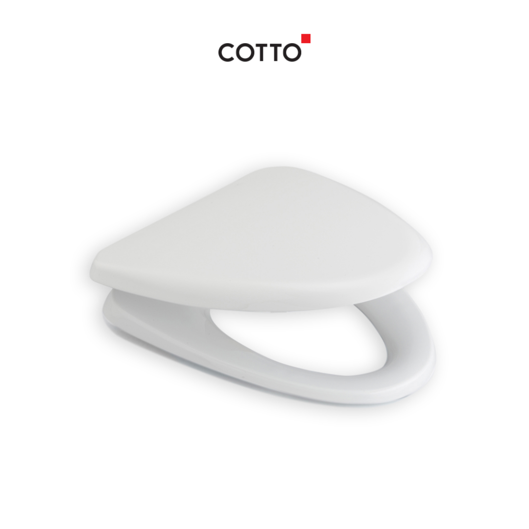 COTTO C9161 ฝารองนั่งรุ่น สุพีเรีย Soft Close สามารถใช้ได้กับสุขภัณฑ์รุ่น C10527 และ C1046