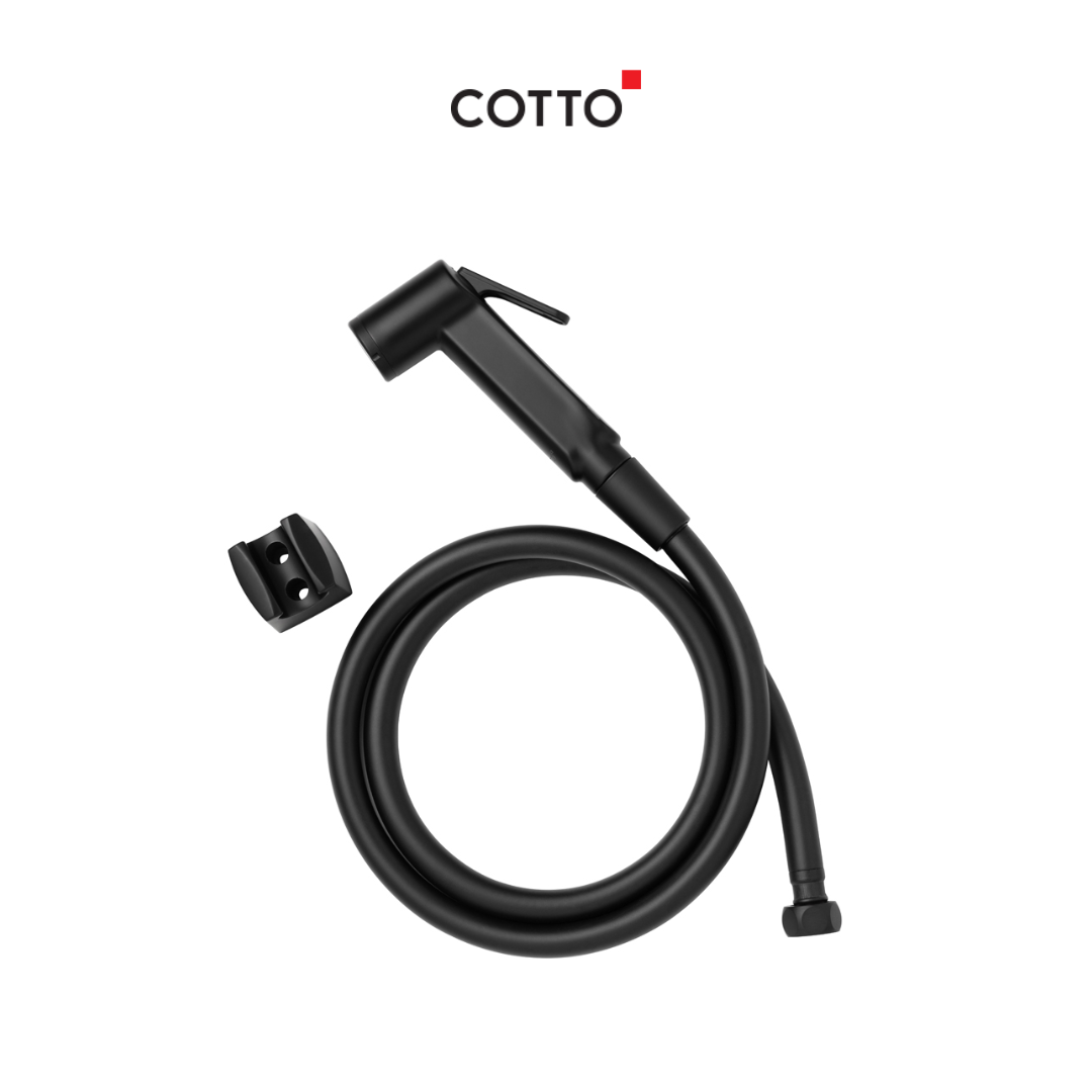 COTTO CT9912#BL(HM) ฝักบัวฉีดชำระ สีดำ