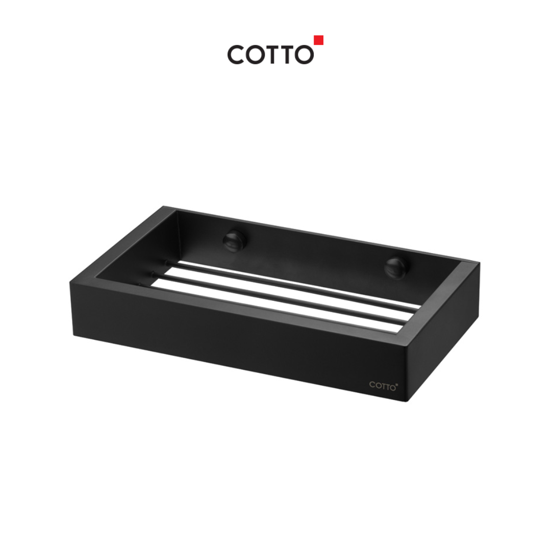 COTTO CT0272#BL(HM) ที่วางสบู่ รุ่น EDGE