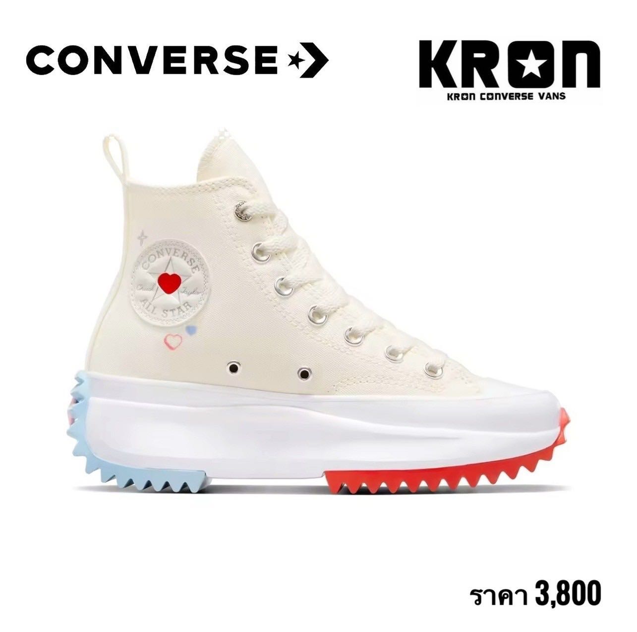 CONVERSE Valentine ❤️ RUN STAR HIKE BEMY2K UNISEX CREAM/MULTI COLORS