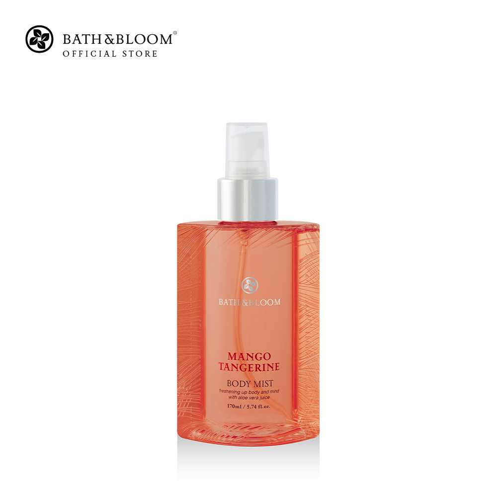 BATH & BLOOM Mango Tangerine Body Mist สเปรย์น้ำหอม บำรุงผิว สูตรธรรมชาติ