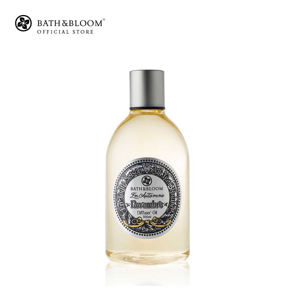 BATH & BLOOM November Diffuser Oil น้ำมันหอมระเหยปรับอากาศ กลิ่นดอกไอริส ลิลลี่ ไม้จันทร์หอม