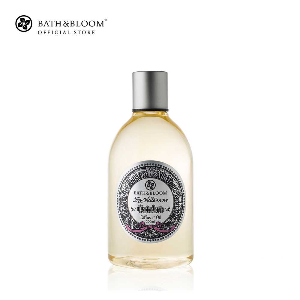 BATH & BLOOM October Diffuser Oil น้ำมันหอมระเหยปรับอากาศกลิ่นหอมจากดอกดอกมะลิ กุหลาบ ลิลลี่