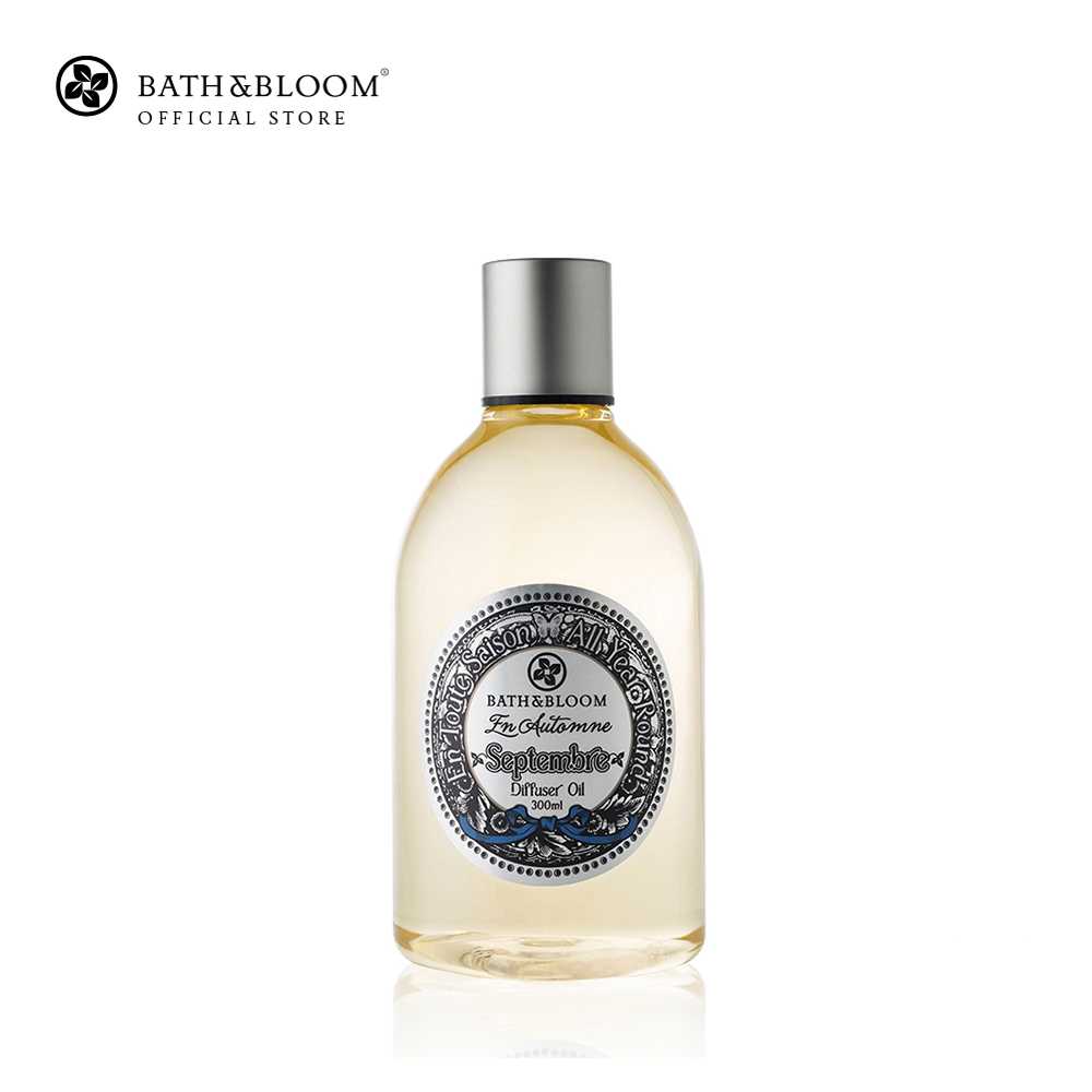BATH & BLOOM September Diffuser Oil น้ำมันหอมระเหยปรับอากาศ กลิ่นดอกไอริส การ์ดิเนีย แมกโนเลีย