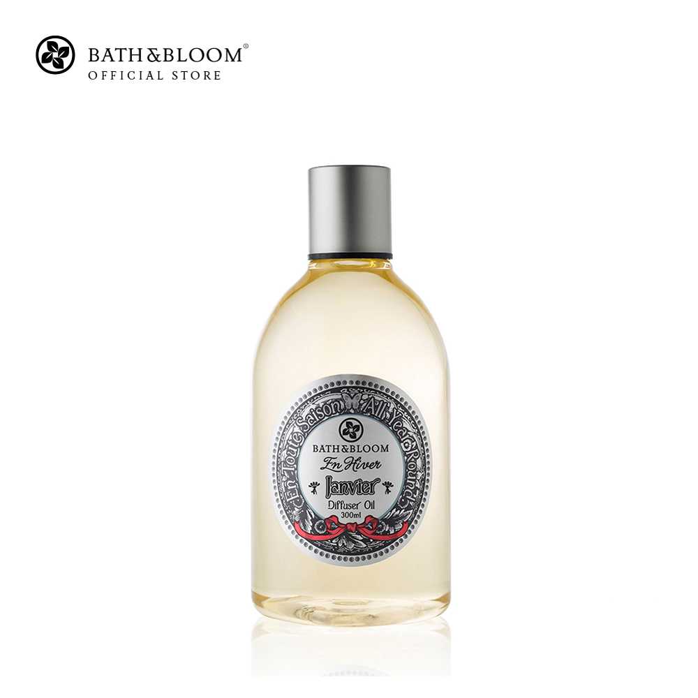 BATH & BLOOM Janvier Diffuser Oil น้ำมันหอมระเหย ปรับอากาศ กลิ่นอัลมอนด์ วนิลา ลูกแพร์ เลม่อน