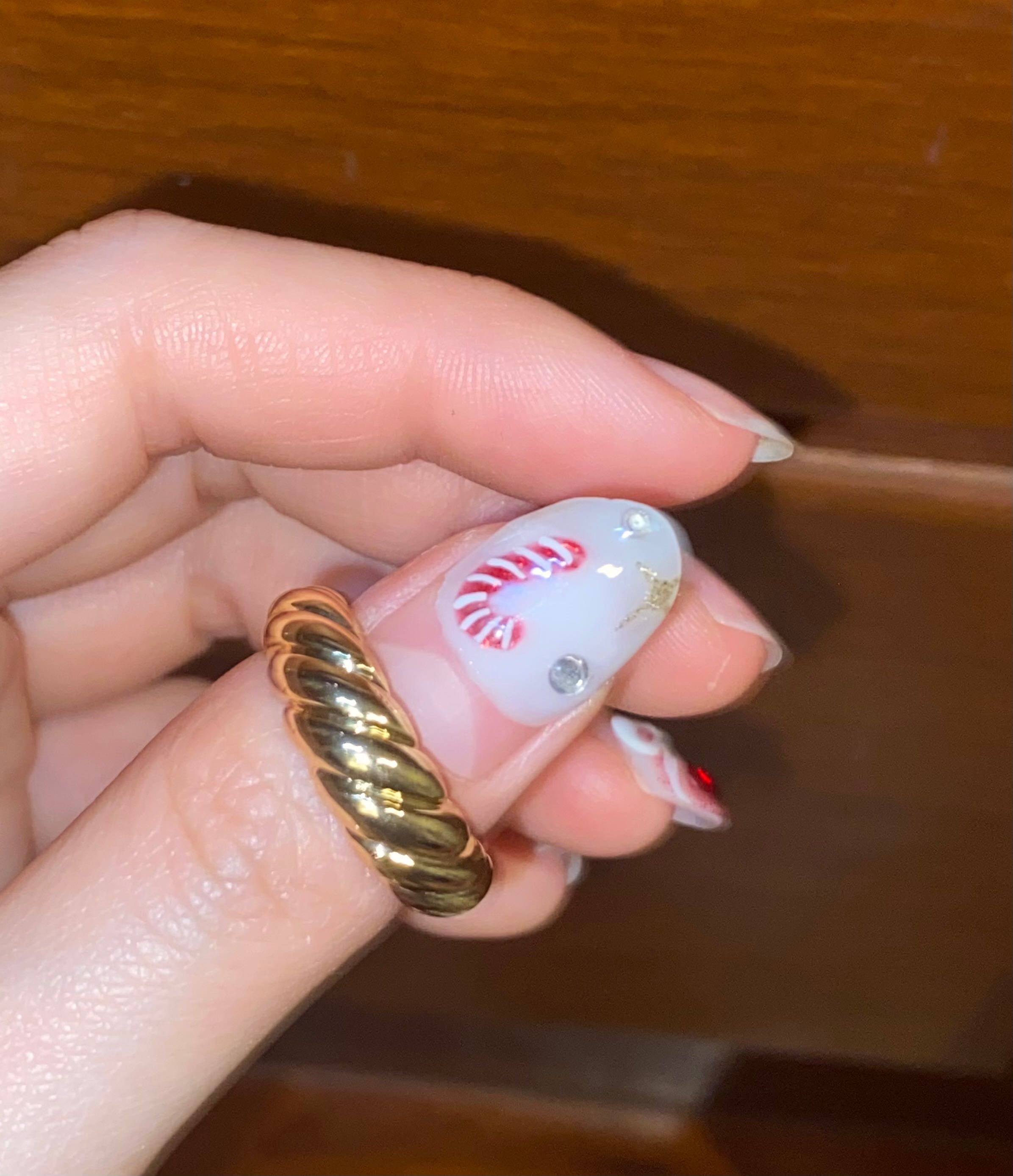 Croissant ring🥐🩷🎀✨