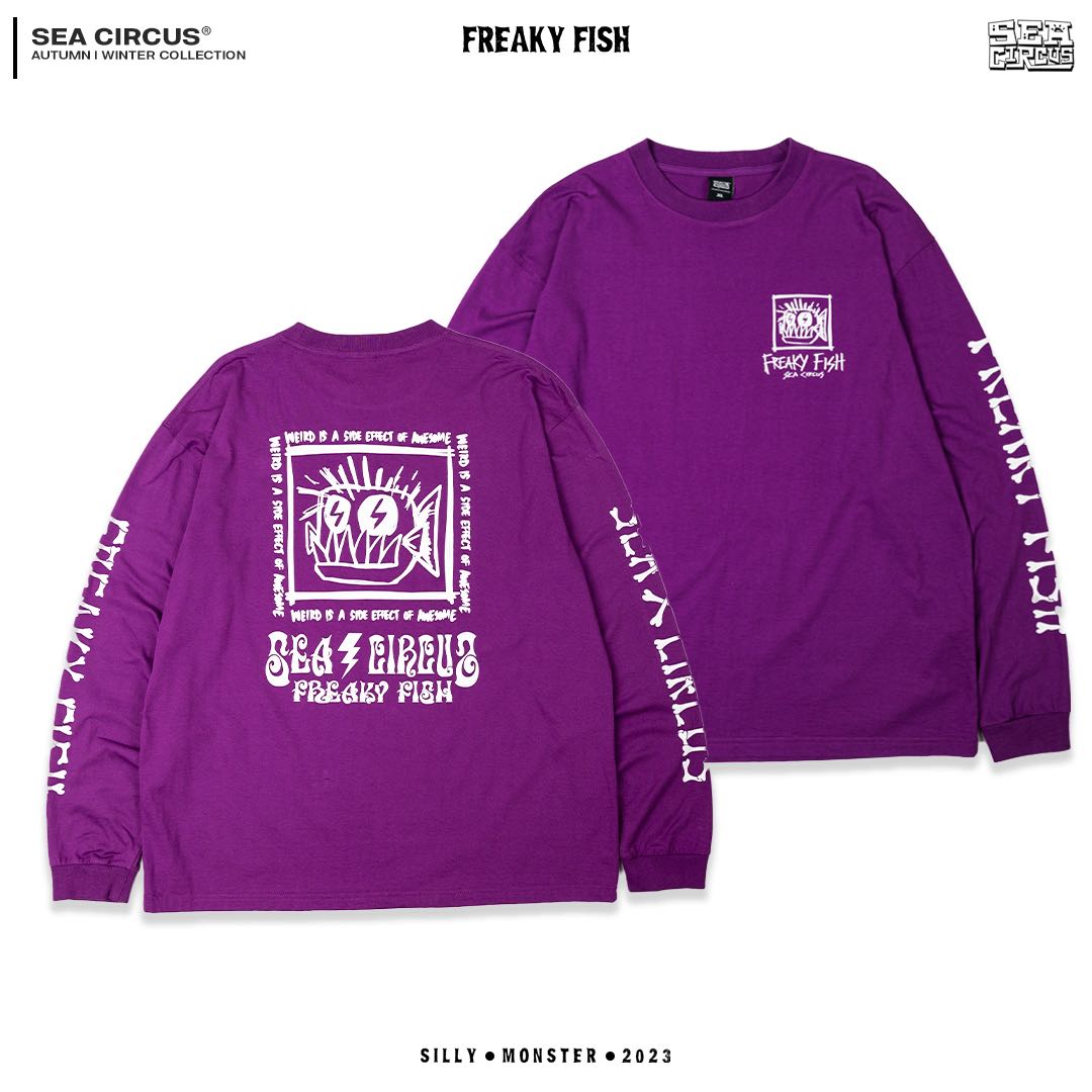 Freaky Fish Long Sleeve purple