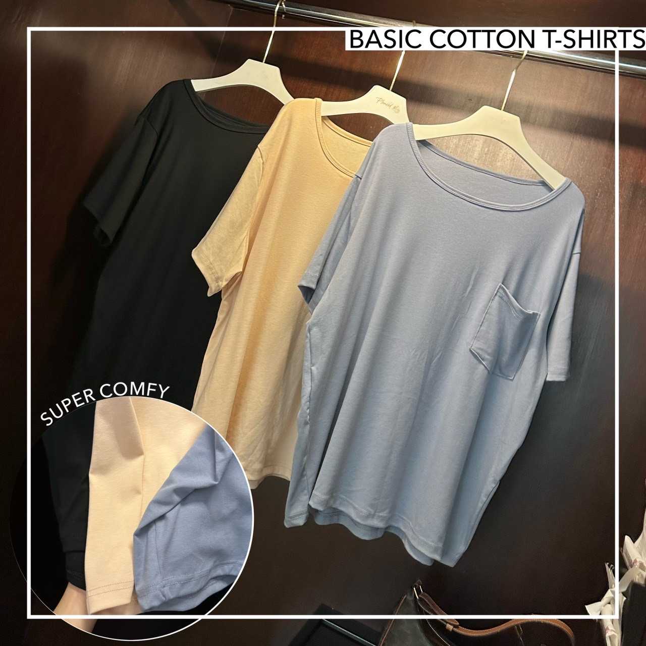 BASIC COTTON T-SHIRTS