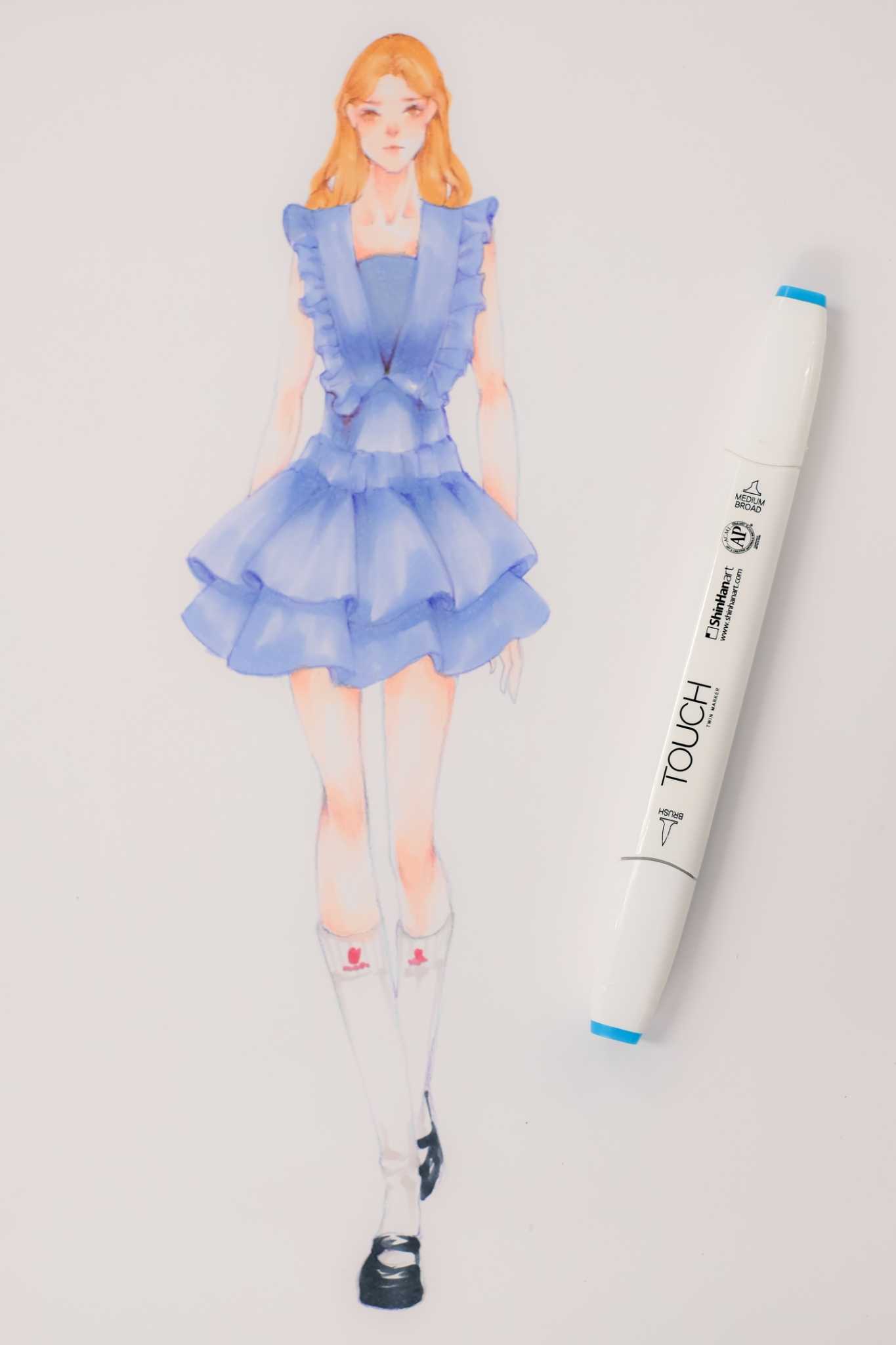 T002 : ปากกาสี Marker Touch (แท่ง)