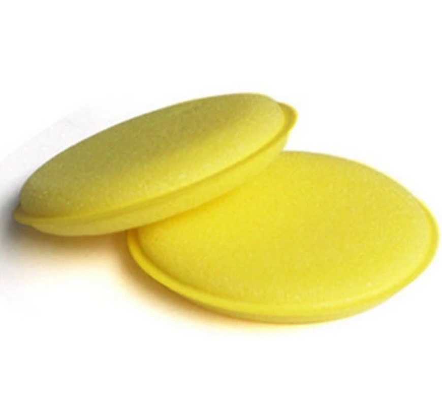 ฟองน้ำวงกลม สำหรับเคลือบแว็กซ์ Yellow
