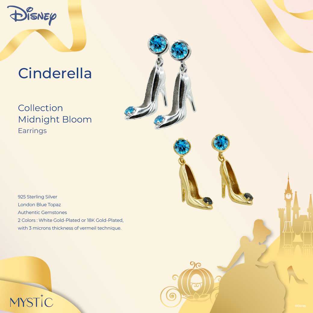 MYSTiC. - Earrings - Princess Cinderella - Midnight Bloom Collection