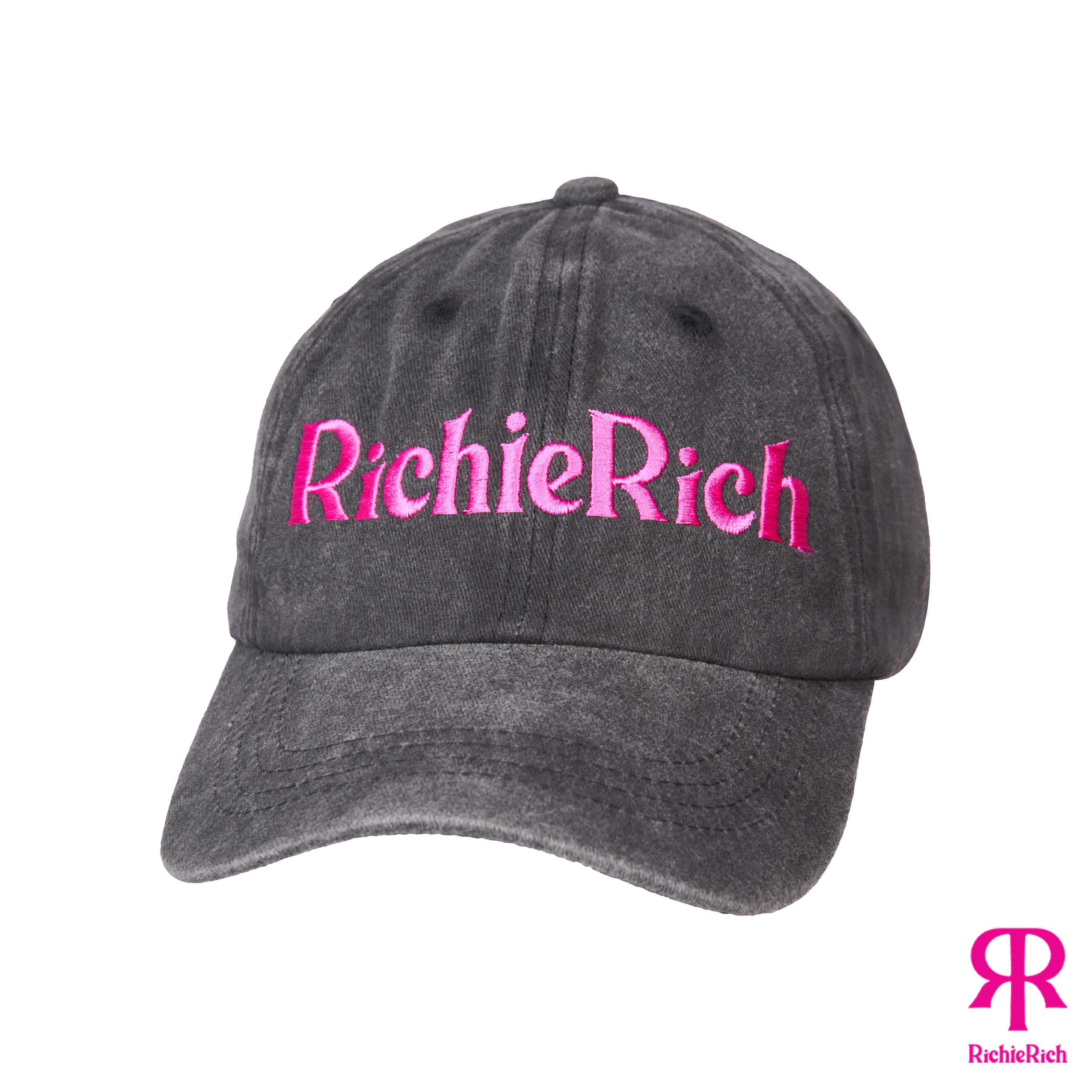 RICHIERICH By TandT - Light Black - RICHIERICH LOGO EMBELLISHED CAP