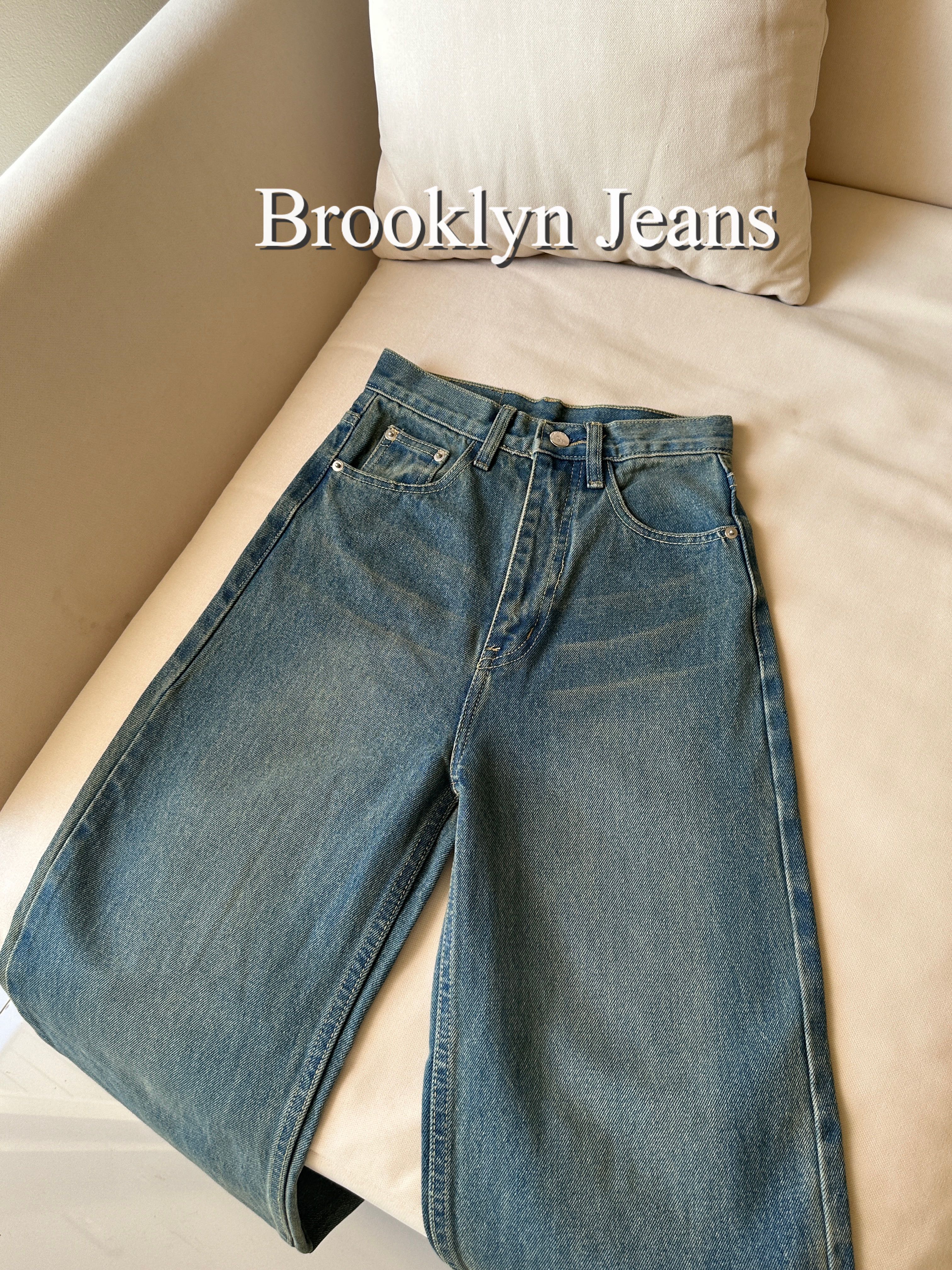 กางเกงยีนส์ทรงกระบอกรุ่น Brooklyn Jeans