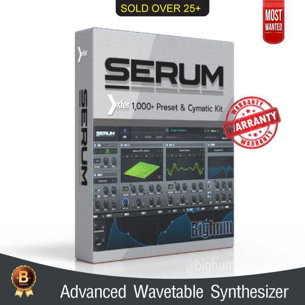 Xfer Serum & SerumFX 1.368 + Cymatics Kits + Skin | win/mac | Full working