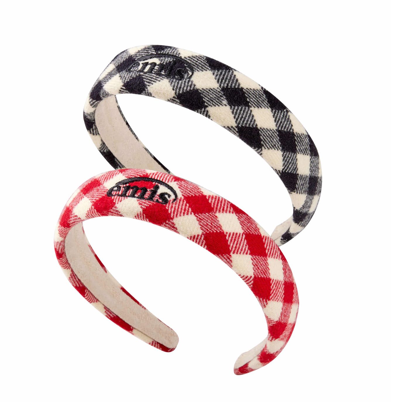 (พร้อมส่ง) EMIS -  CHECK HAIRBAND สี RED และ BLACK