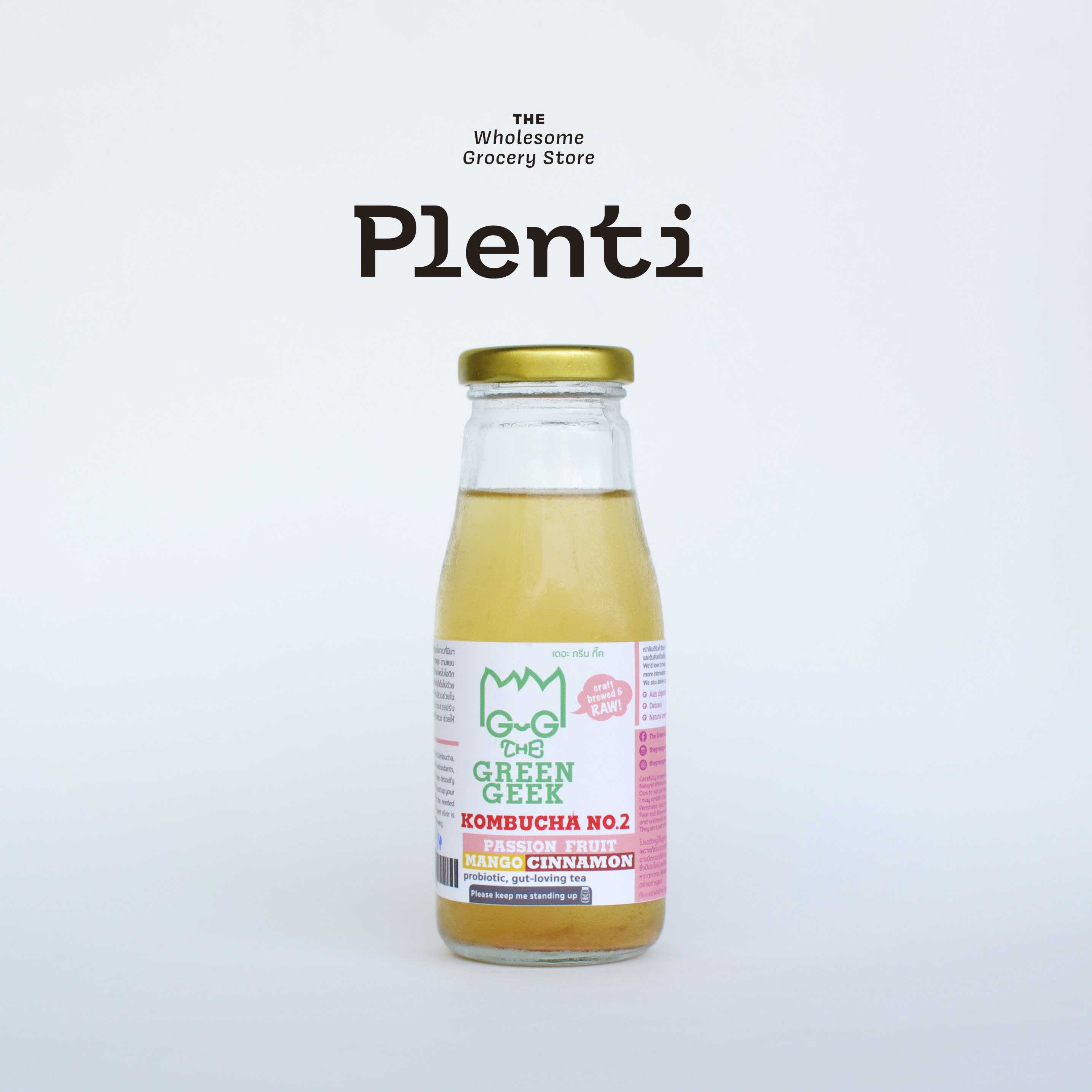 KOMBUCHA | คอมบูชา Passion Fruit + Mango CINNAMON | รสเสาวรส + มะม่วง ชินาม่อน